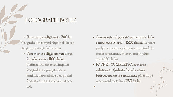 OFERTA FOTO BOTEZ